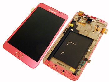 LCD displej + dotyk Samsung N7000 Note Pink