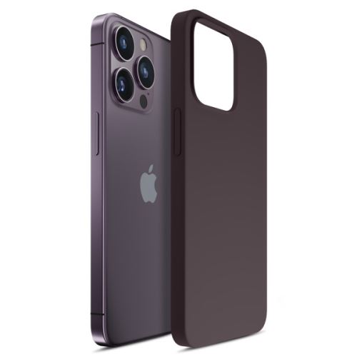 3mk ochranný kryt Hardy Silicone MagCase pre Apple iPhone 14 Pro, fialová
