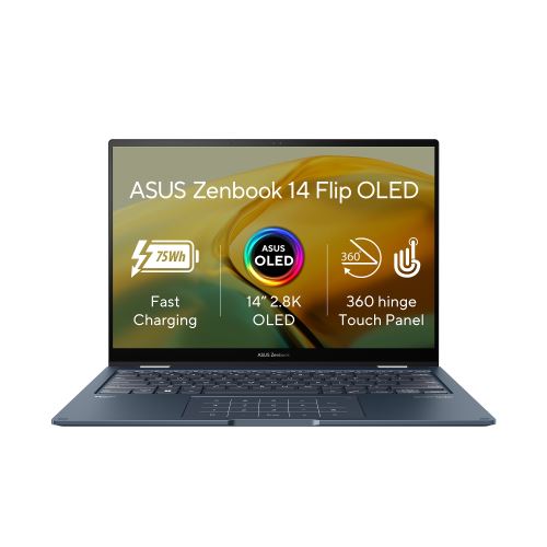 ASUS Zenbook 14 Flip OLED/UP3404/i7-1360P/14"/2880x1800/T/16GB/1TB SSD/Iris Xe/W11H/Blue/2