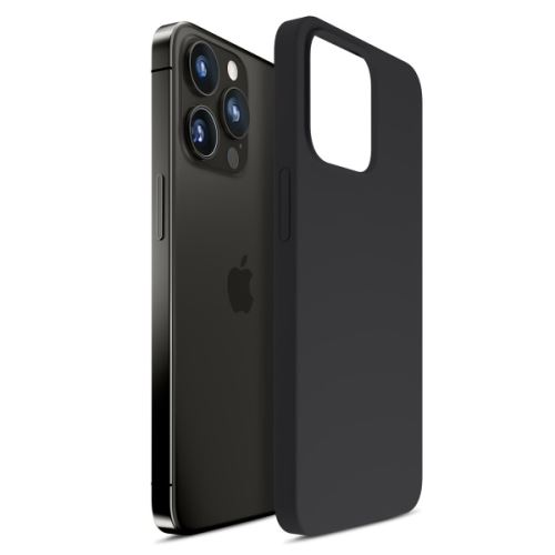 3mk ochranný kryt Hardy Silicone MagCase pre Apple iPhone 14 Pro Max, černá