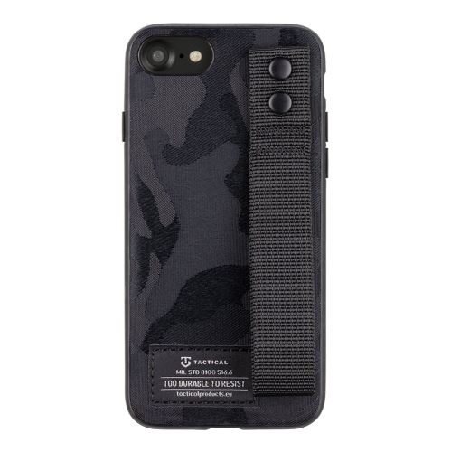 Tactical Camo Troop Drag Strap Kryt pre Apple iPhone 7/8/SE2020/SE2022 Black