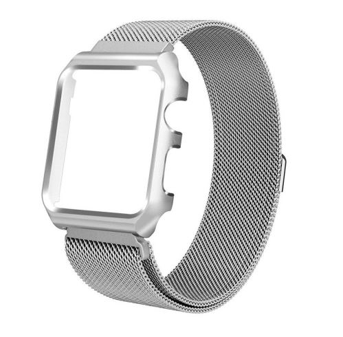 Apple Watch 44mm kompletní magentický pásek stříbrný