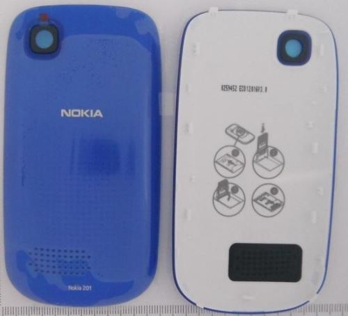 Nokia 201 kryt batérie tmavo modrý