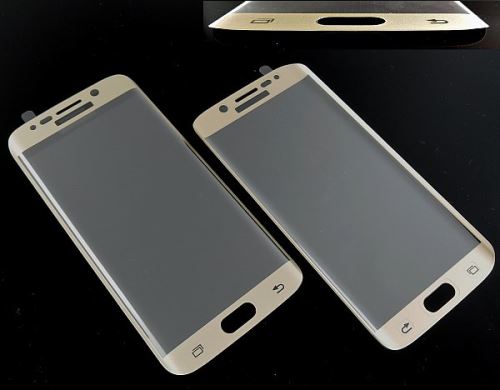 Samsung G928F Galaxy S6 Edge+ tvrdené sklo ZAHNUTÉ zlaté