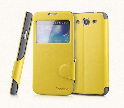 Yoobao Samsung Galaxy Mega 5.8 i9150 fashion puzdro žlté