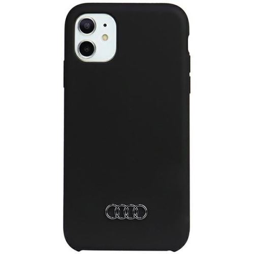 Audi Silicone Zadní Kryt pre iPhone 12/12 Pro Black