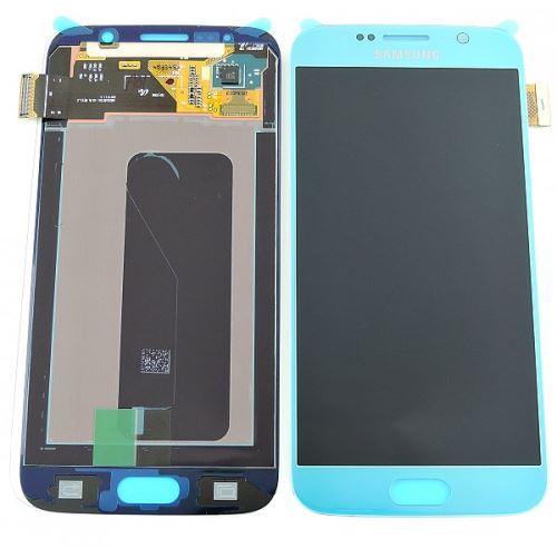 LCD displej + dotyk Samsung G920 Galaxy S6 Blue