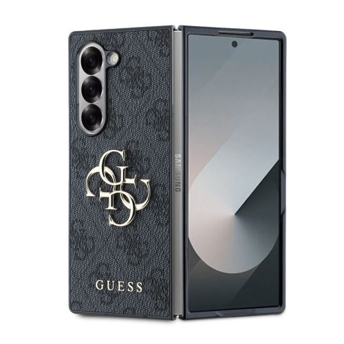 Guess PU 4G Metal Logo Zadní Kryt pre Samsung Galaxy Z Fold 6