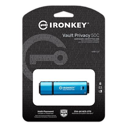 16GB USB  Ironkey Vault Privacy 50C AES-256