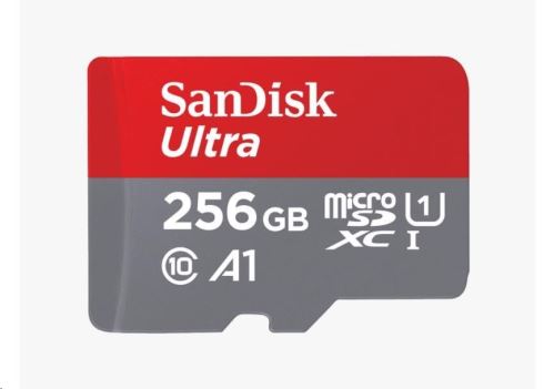 SanDisk Ultra microSDXC 256GB 150MB/s + adaptér
