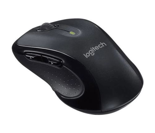 Logitech M510/Ergonomická/Optická/Pro praváky/Bezdrátová USB/Černá