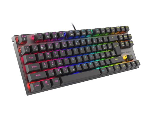 Genesis herná mechanická klávesnica THOR 303/TKL/RGB/Outemu Red/Drôtová USB/ CZ/ SK layout