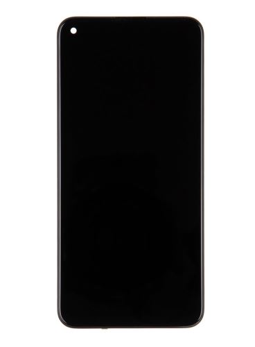 LCD displej + dotyk + predný kryt pre Xiaomi Redmi Note 9T Black (Service Pack)