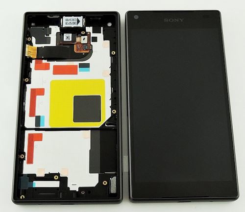 Sony E5803/E5823 Z5 Compact predný kryt + LCD displej + dotyk čierna