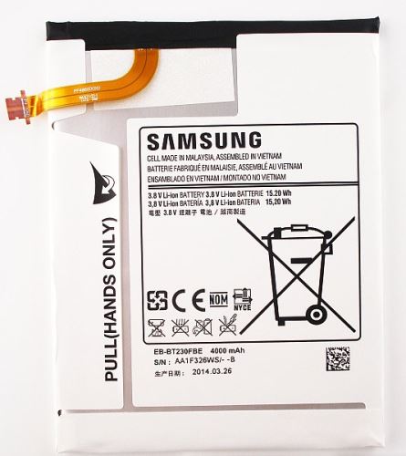EB-BT230FBE Samsung batéria 4000mAh Li-Ion (Bulk)
