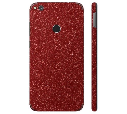3mk ochranná fólie Ferya pre Huawei P8 Lite, červená třpytivá