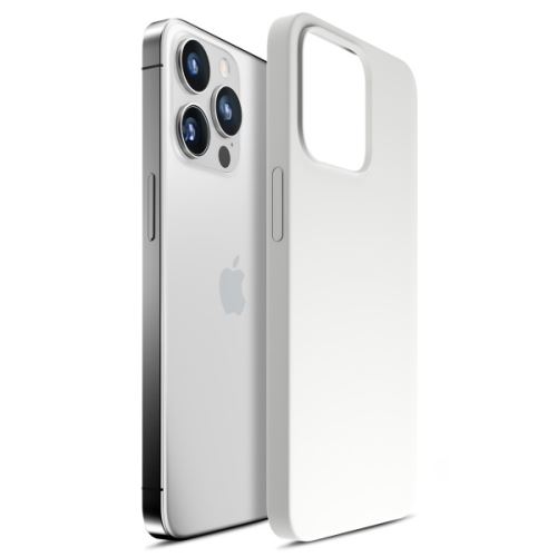 3mk ochranný kryt Hardy Silicone MagCase pre Apple iPhone 14 Pro, bílá