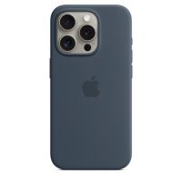 iPhone 15 Pro Max Silicone Case MS - Storm Blue