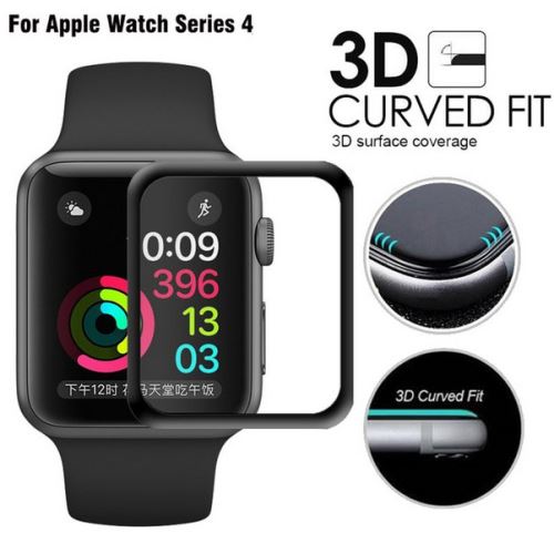 Apple Watch 4,5 - 44mm 3D tvrzené sklo / side glue