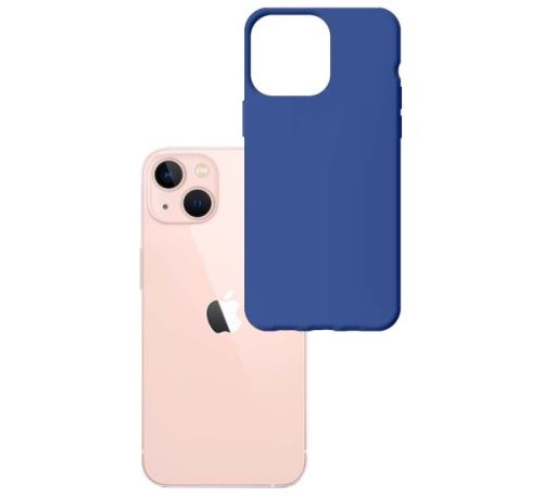 3mk ochranný kryt Matt Case pre Apple iPhone 14, blueberry/modrá
