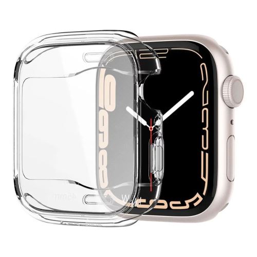Spigen kryt Ultra Hybrid pre Apple Watch 7/8/9 41mm - Crystal Clear
