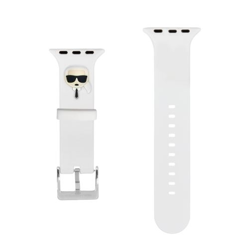 Karl Lagerfeld Karl Head Řemínek pro Apple Watch 42/44mm White
