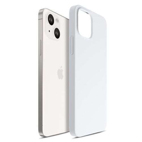 3mk ochranný kryt Hardy Silicone MagCase pre Apple iPhone 12/12 Pro, bílá