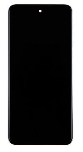 LCD displej + dotyk + predný kryt pre Xiaomi Redmi Note 9 Pro/9S Glacier White