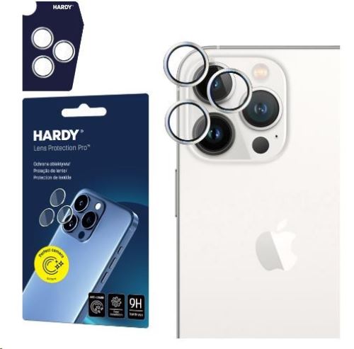 3mk ochrana kamery HARDY Lens Protection Pro pre iPhone 15 Pro Max White