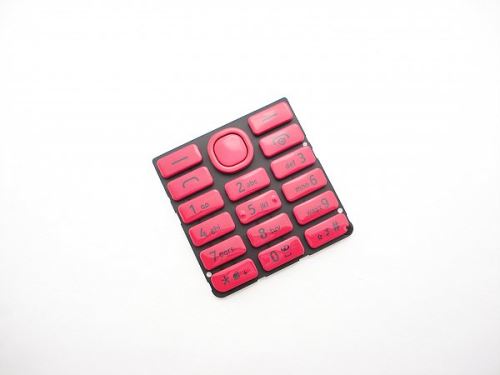 Nokia 206 Dual SIM klávesnica rúžová