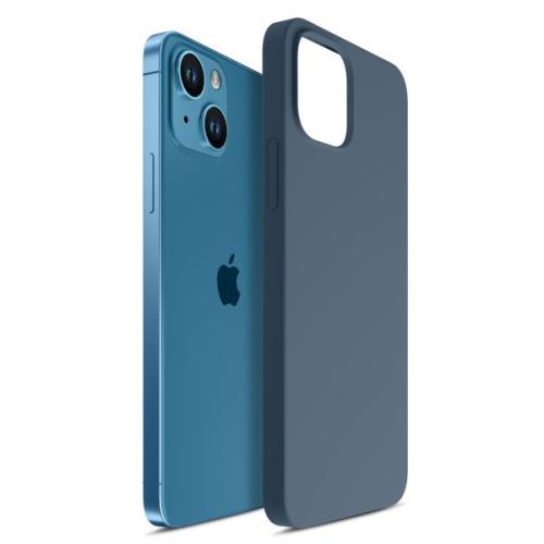 3mk ochranný kryt Hardy Silicone MagCase pre Apple iPhone 12/12 Pro, modrá
