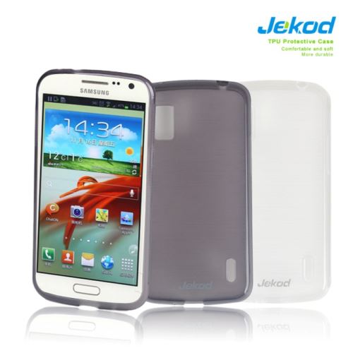 JEKOD TPU ochranné puzdro White pre Samsung i9260 Galaxy Premier