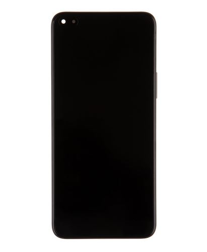Honor 50 Lite LCD displej + dotyk + predný kryt Black (Service Pack)