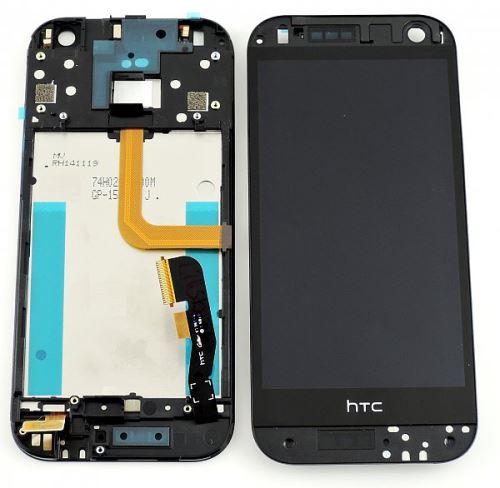 LCD displej + dotyk + predný kryt HTC One Mini 2 M8 Grey