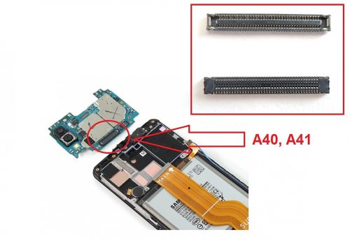 Samsung A415F,A405F konektor na desce pre flex