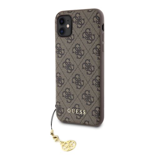 Guess Charms Hard Case 4G Brown pre Apple iPhone XR
