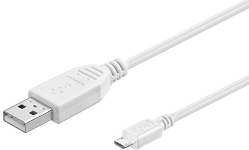 Motorola USB dátový kábel micro USB biely (Bulk)