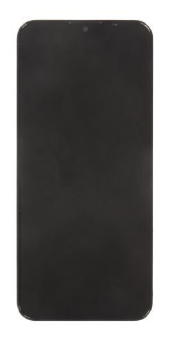 Motorola E7 Plus LCD displej + dotyk + predný kryt Black (Service Pack)