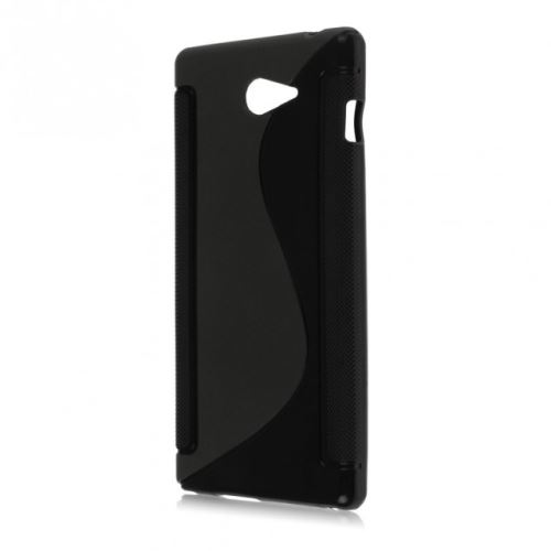 Silikonové puzdro pre Sony Xperia M2 čierne