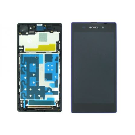 Sony C6903 Xperia Z1 LCD displej + dotyk + predný kryt fialový