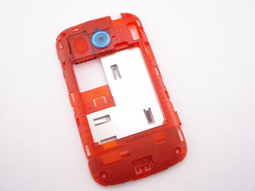 HTC Desire C stredný kryt červený