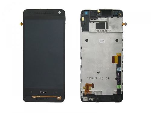 LCD displej + dotyk + predný kryt Black HTC ONEmini (M4) (Service Pack)