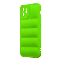 OBAL:ME Puffy Kryt pre Apple iPhone 12 Green
