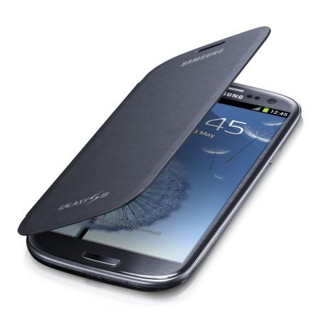 EFC-1G6FBE Samsung Flip puzdro pre Galaxy S III (i9300) Pebble Blue (Blister)