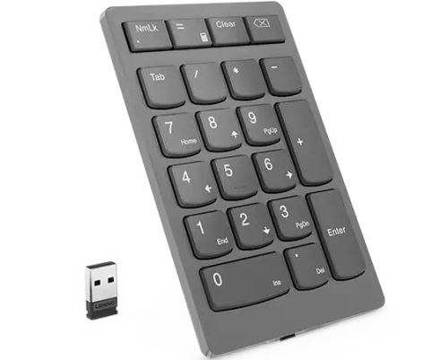 Lenovo  GO/Bezdrátová USB/Šedá