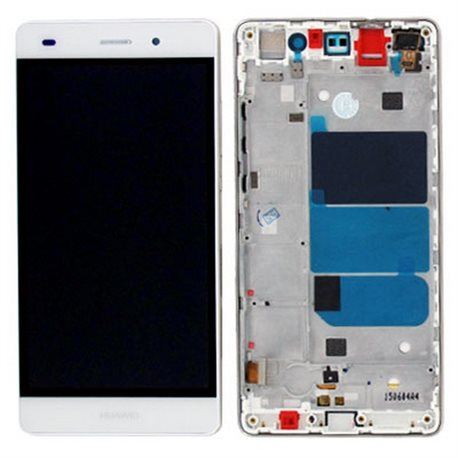 Huawei P8 Lite predný kryt+LCD+dotyk biely
