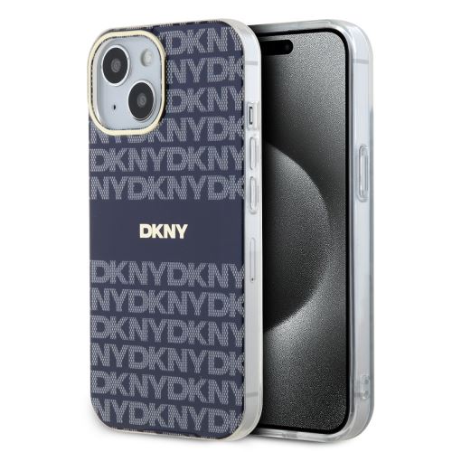 DKNY PC/TPU Repeat Pattern Tonal Stripe Magsafe Zadní Kryt pre iPhone 14