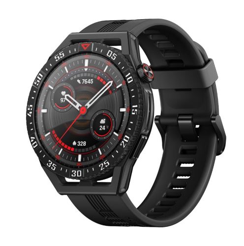 Huawei Watch GT 3 SE Black Durable Polymer Fiber Watch Case + Black TPU Strap