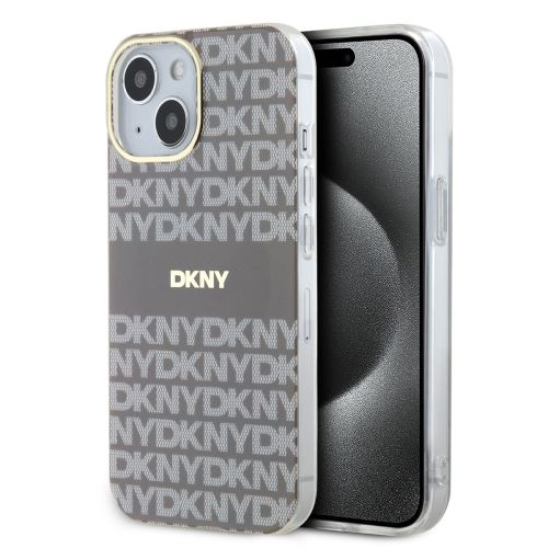 DKNY PC/TPU Repeat Pattern Tonal Stripe Magsafe Zadní Kryt pre iPhone 14