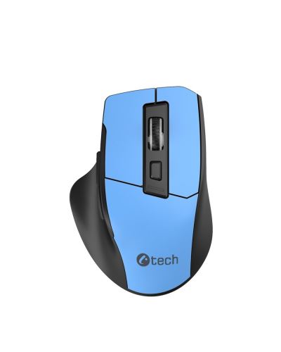 C-TECH Ergo WM-05/Ergonomická/Optická/Drátová USB/Modrá